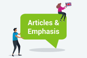 Cours d'anglais-Articles et accent (Niveau intermédiaire supérieur)