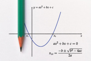 High School Algebra: Solving Equations and Parabola