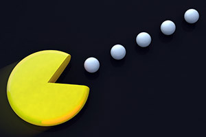 Gioco completo di Dynamic Pacman che utilizza JavaScript