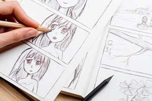 Desenho Anime Personagens-Full Features e Emoções