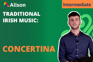 Tradicional Concertina Irlandesa | Intermediário