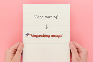 good morning tagalog in philippines