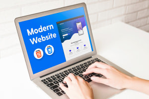 Design Web moderno usando HTML e CSS