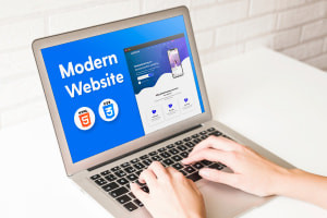 Moderno Web Design utilizzando HTML e CSS