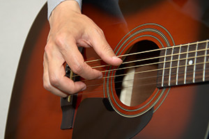 Guitare d'empreintes digitales pour débutants