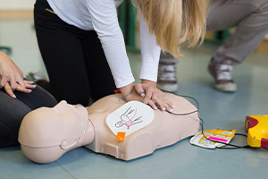 Réponse d'urgence: utilisation d'un AED