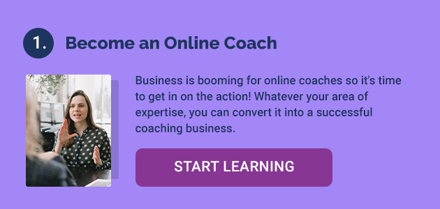 1. Become an Online Coach