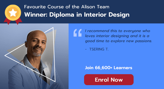 Favourite Course of the Alison Team - Diploma in Interior Design
