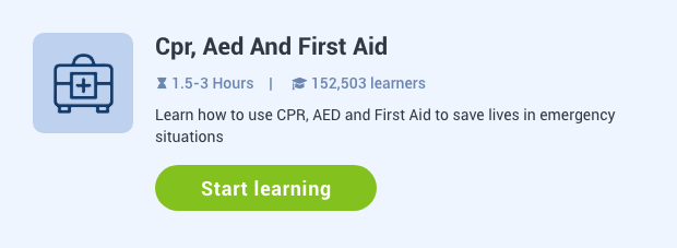 CPR, AED and First Aid