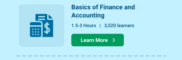 Basics of Finance and Accounting