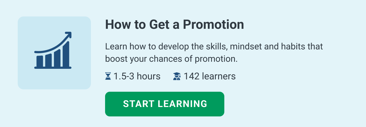 How to Get a Promotion