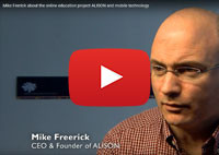 Mike Feerick about the online education project ALISON and mobile technology