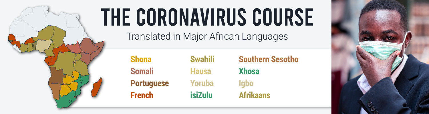 COVID19 Course launched in Major African Languages