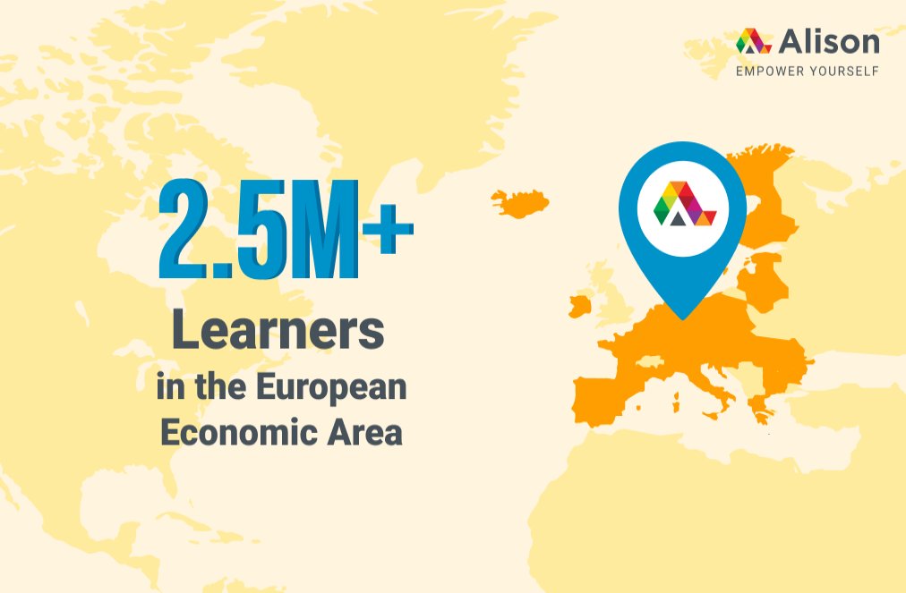 Over 2.5 Million Learners Across the European Economic Area (EEA) Turn to Alison Amid Structural Changes in the Workforce