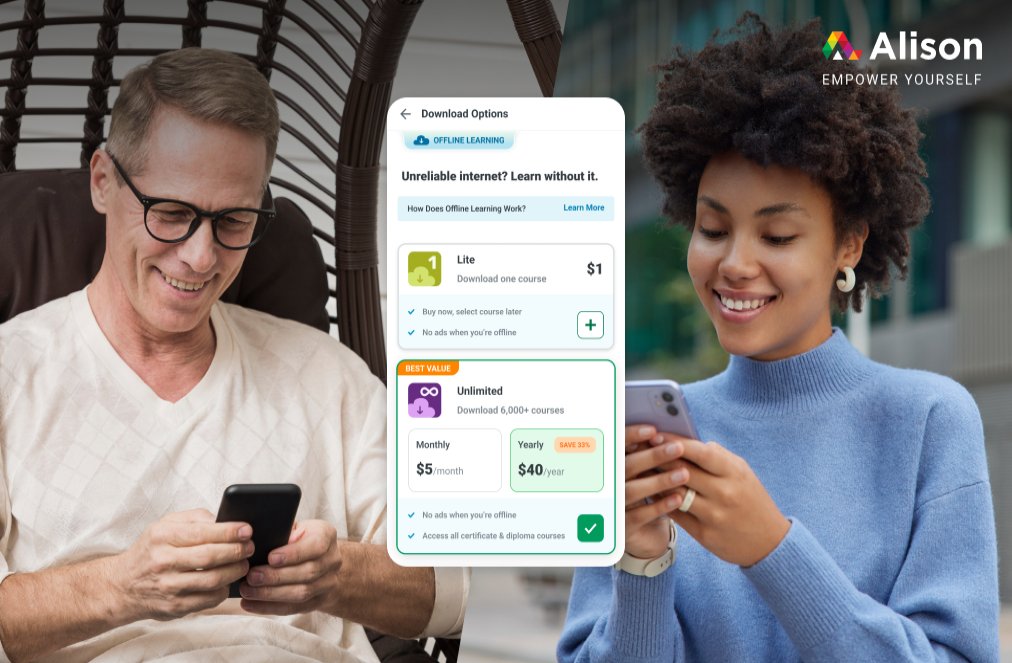 Alison Launches Annual Subscription Plan For Offline Learning, Making Course Downloads More Affordable