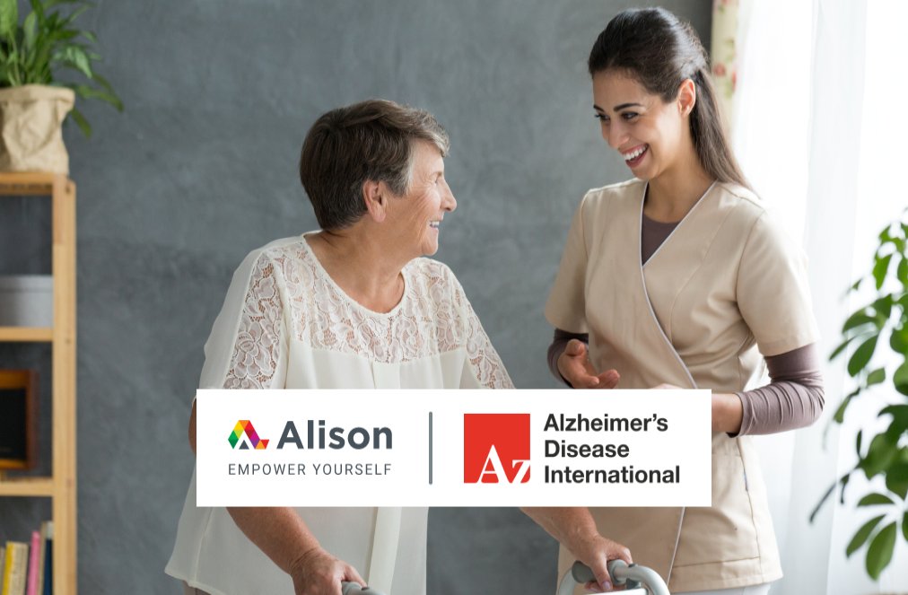 Alison's Alzheimer's and dementia courses receive international accreditation from Alzheimer's Disease International