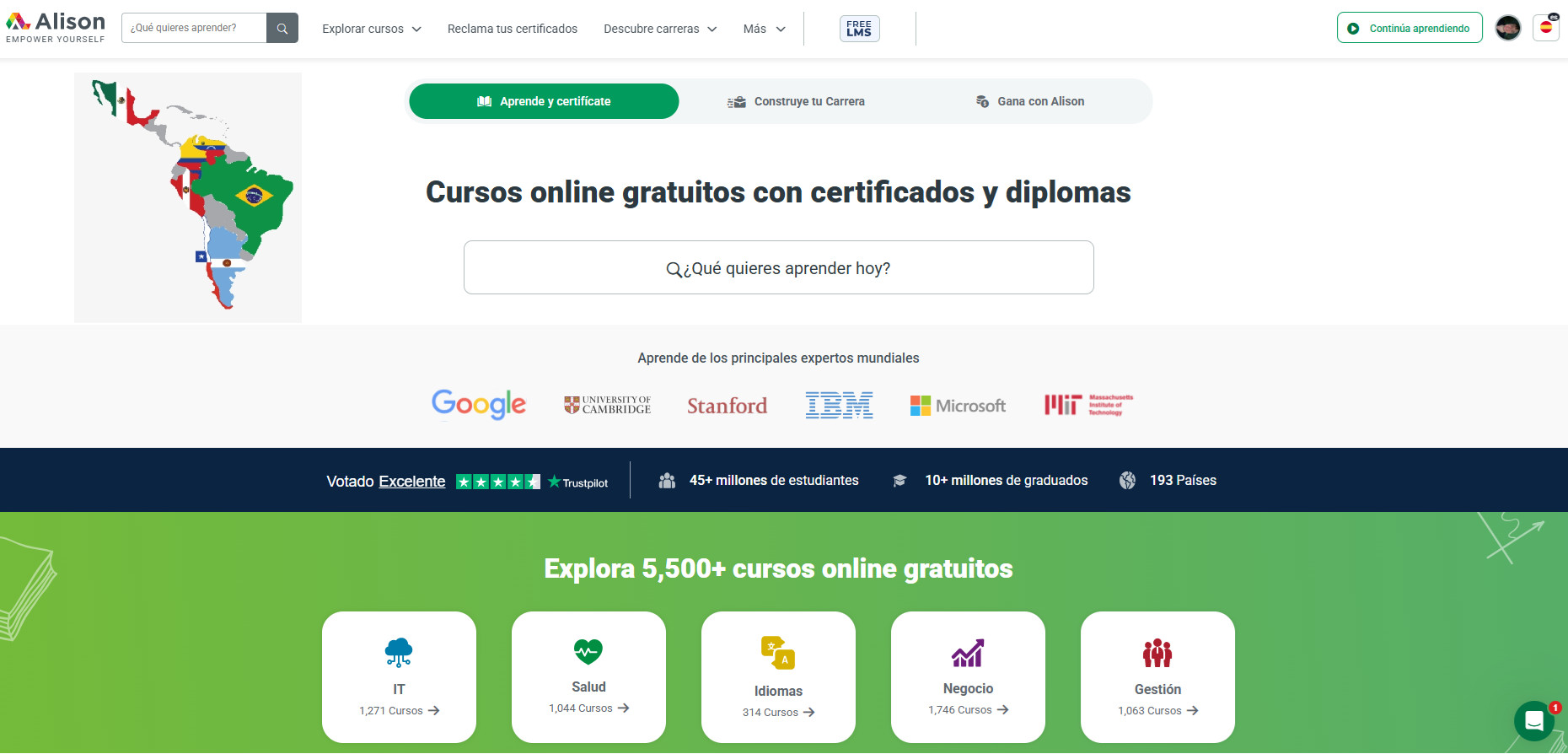 Alison launches Spanish Platform in South America